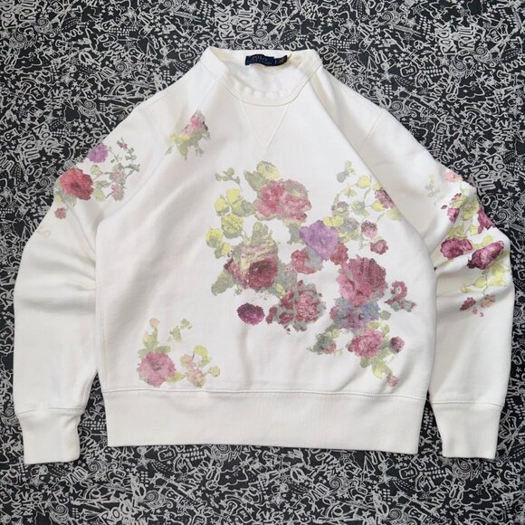Polo Ralph Lauren floral fleece crewneck - Picture 1 of 8